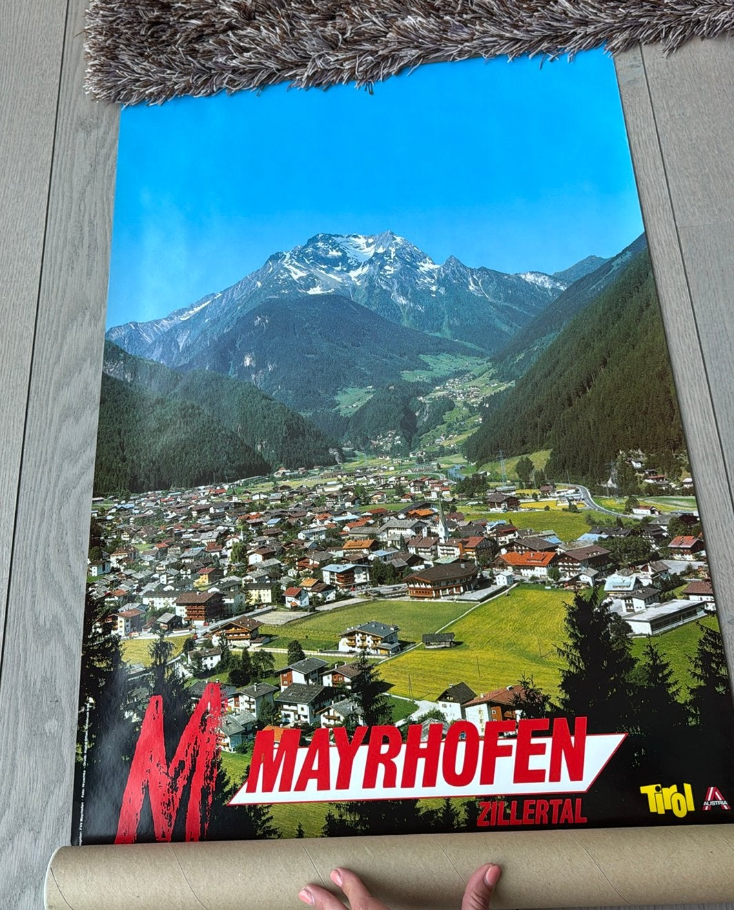 Poster Tirol Mayrhofen, Verzamelen, Posters, Ophalen of Verzenden, Zo goed als nieuw