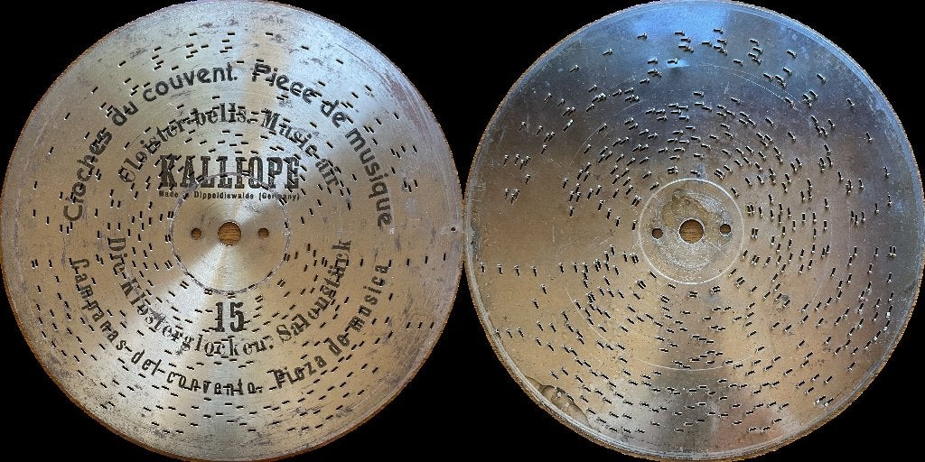 24 Kalliope Music Box Discs (23.5 cm | 9 1/4"), Antiek en Kunst, Ophalen of Verzenden