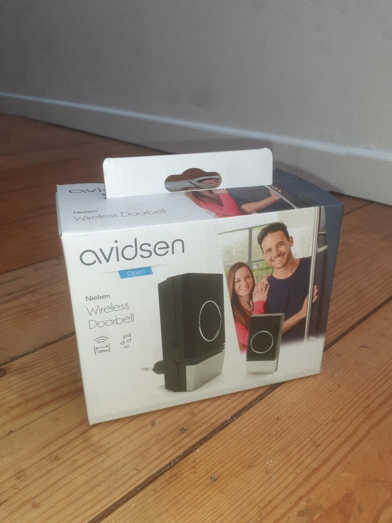 Sonnette sans fil Avidsen Plug&Play 100m - noir, Maison & Meubles, Sonnettes, Enlèvement, Neuf, Sans fil