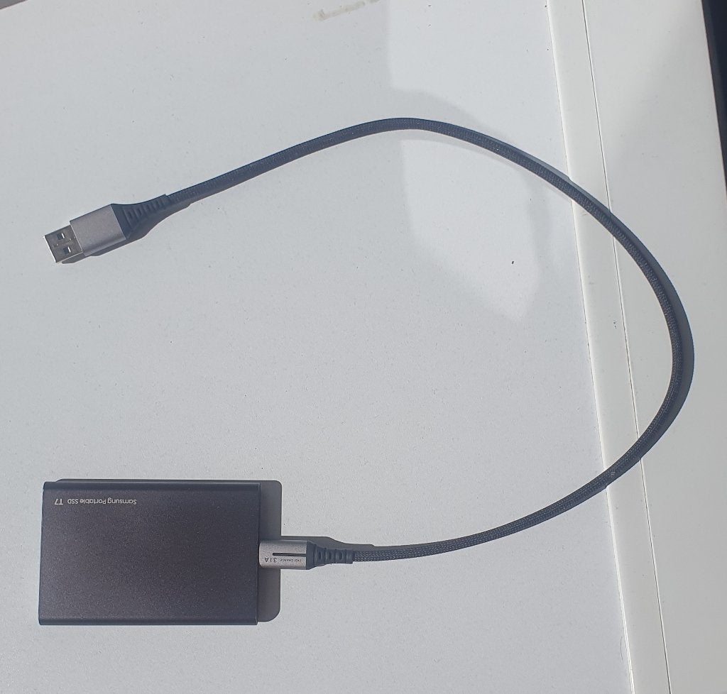 Samsung Portable SSD T7 2Tb, Informatique & Logiciels, 2Tb, Enlèvement ou Envoi, SSD, Comme neuf