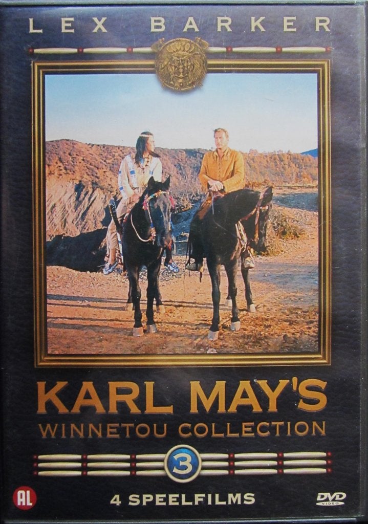 DVD WESTERN-KARL MAY'S WINNETOU COLLECTION (LEX BARKER) 1963, Tous les âges, Enlèvement ou Envoi, Comme neuf, Autres genres