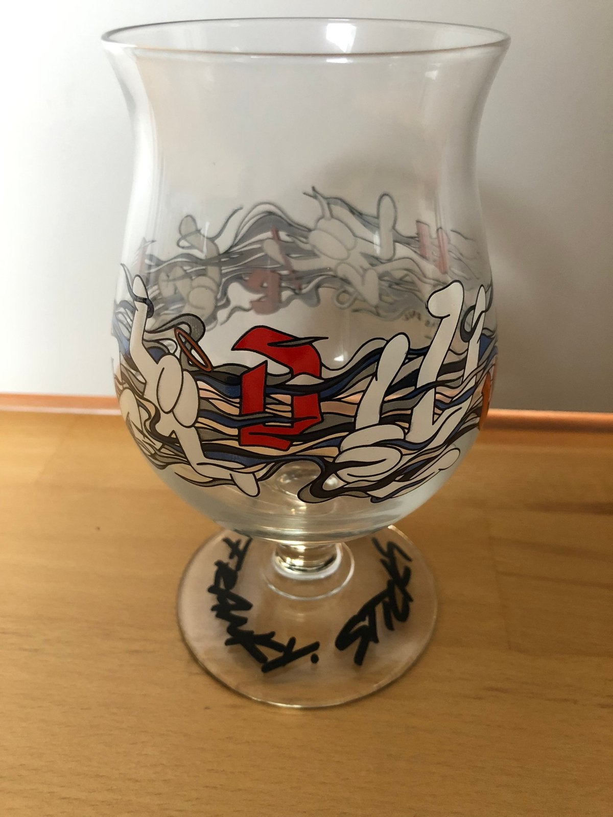 Duvel glas Franky Sticks gesigneerd, Enlèvement ou Envoi, Neuf, Verre à bière