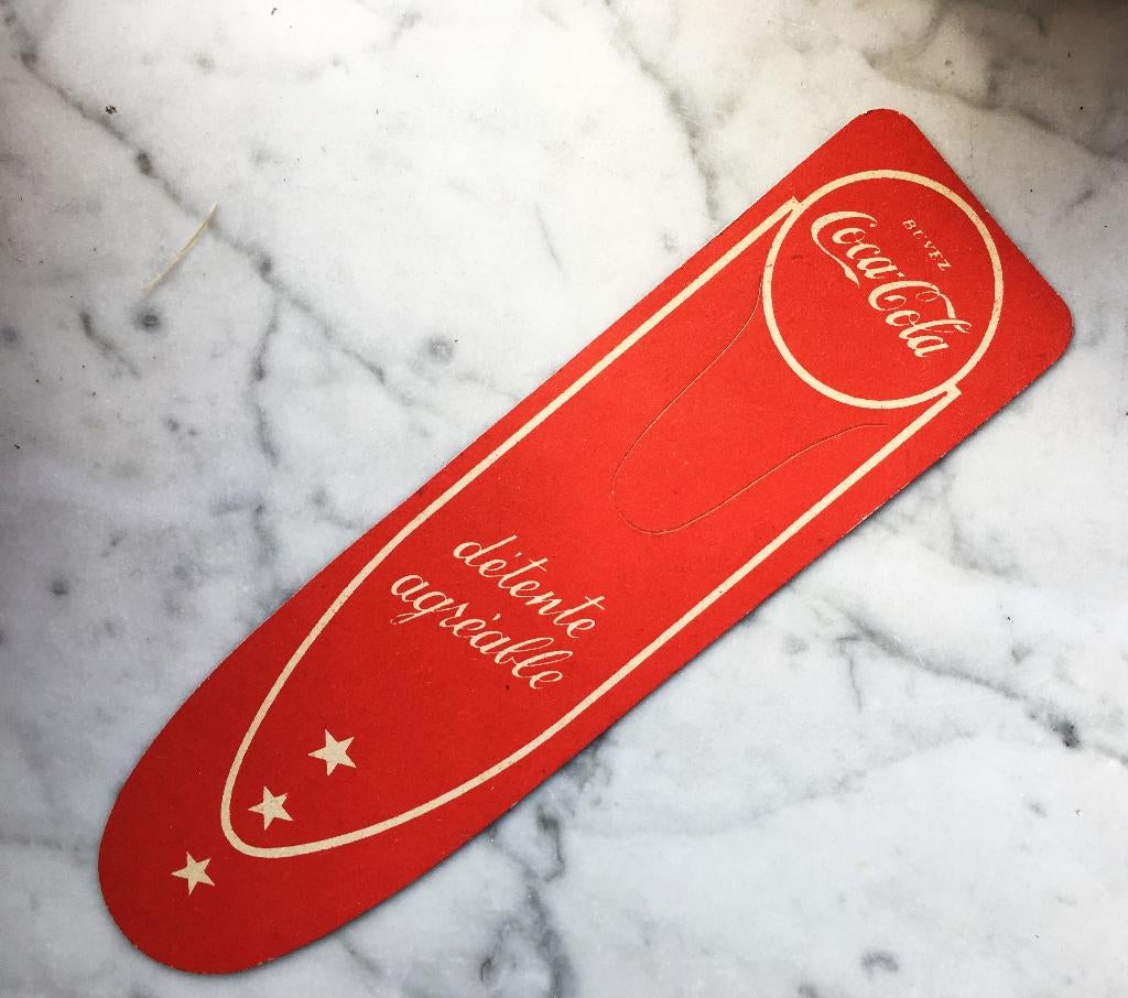 MOOIE OUDE COCA COLA BLADWIJZER SIGNET BOOKMARK, Verzamelen, Ophalen of Verzenden