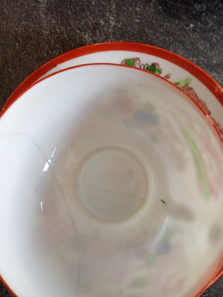 Service à thé japonais, Ophalen