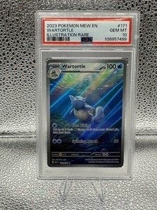GEZOCHT: wartortle 151 english psa 10, Enlèvement, Neuf, Cartes en vrac, Foil
