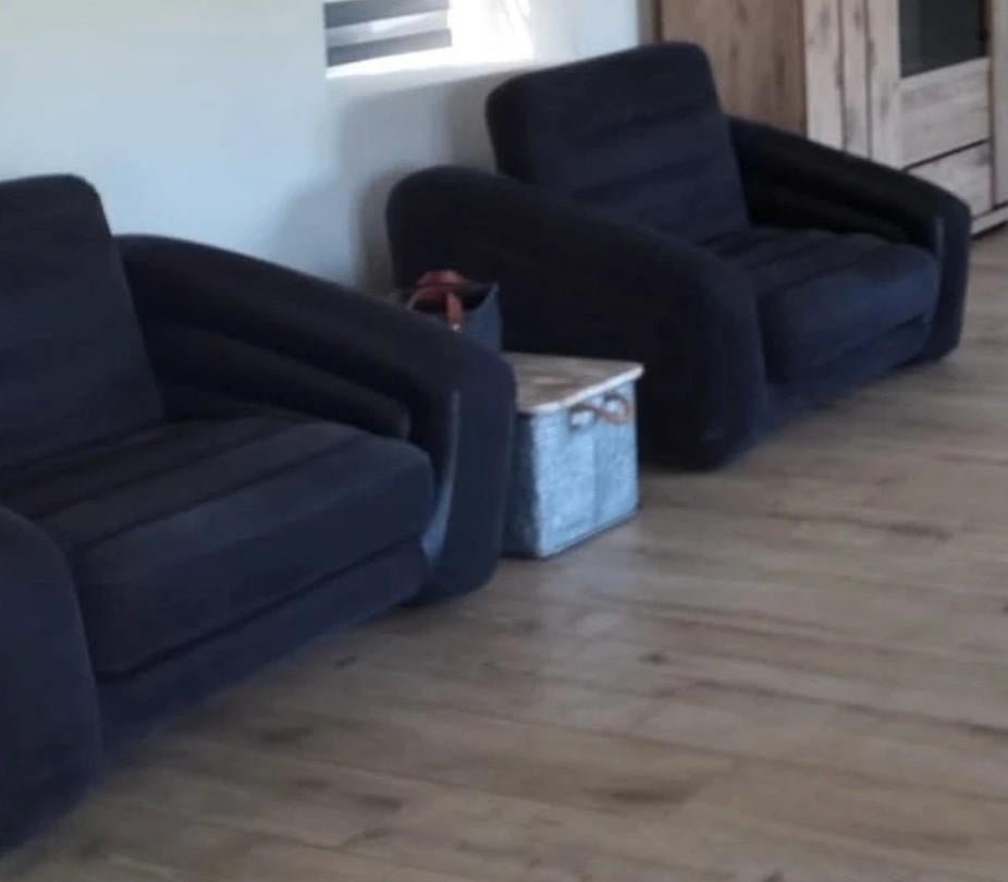 Fauteuil gonflable, Enlèvement