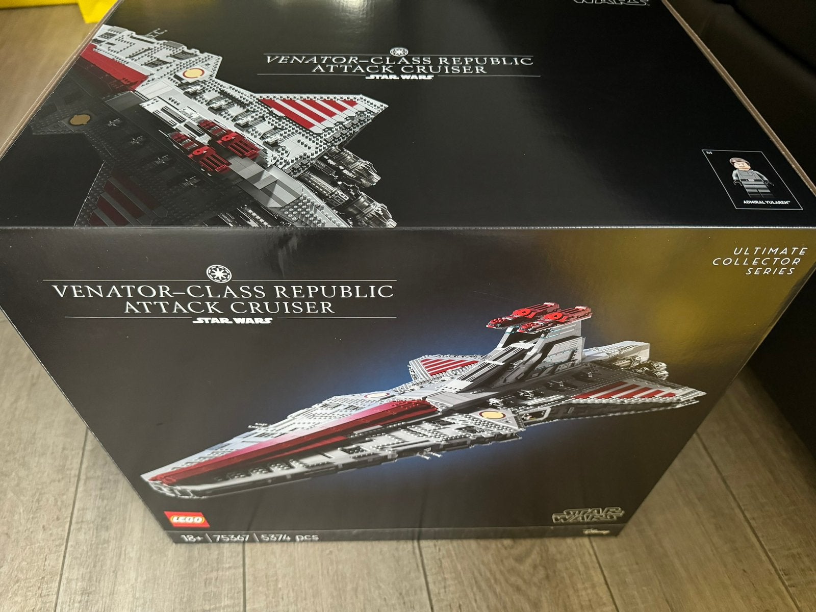 Lego 75367 Venator-Class Republic Attack Cruiser Nieuw, Ophalen of Verzenden, Nieuw, Complete set, Lego