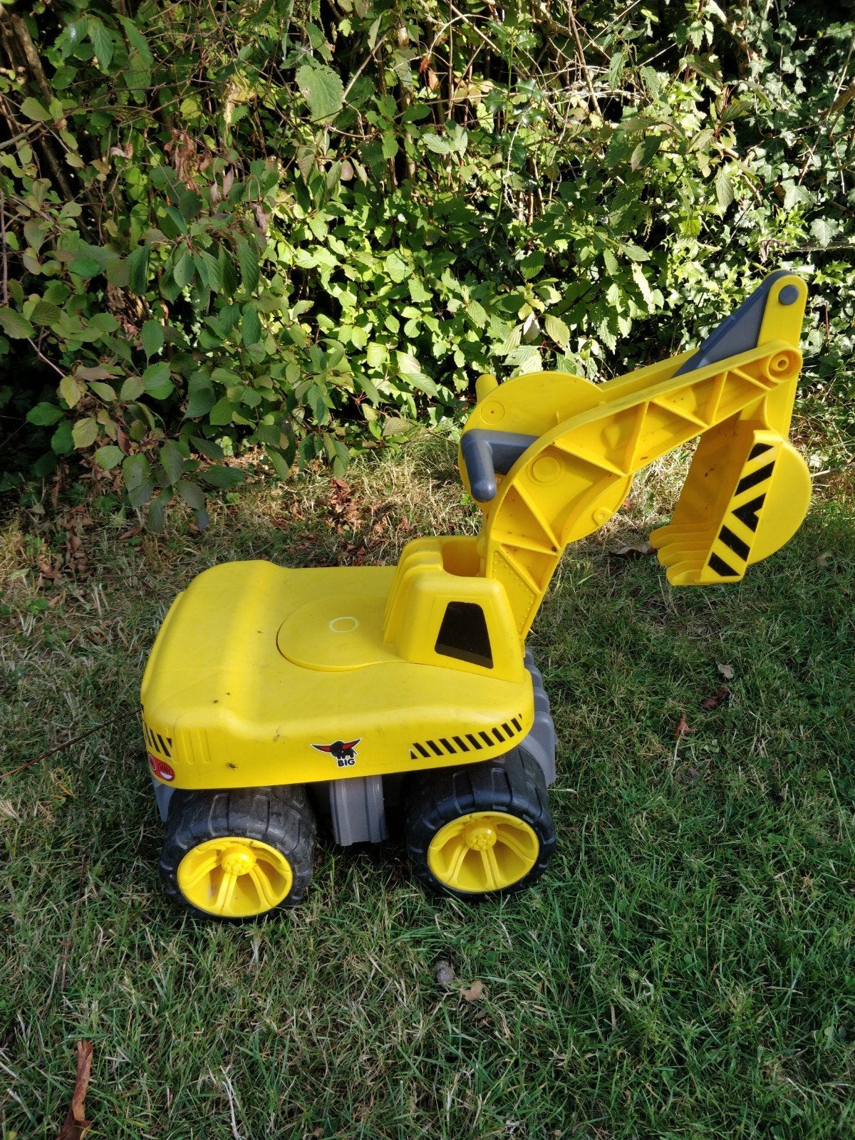Grande excavatrice pour enfants, Enlèvement