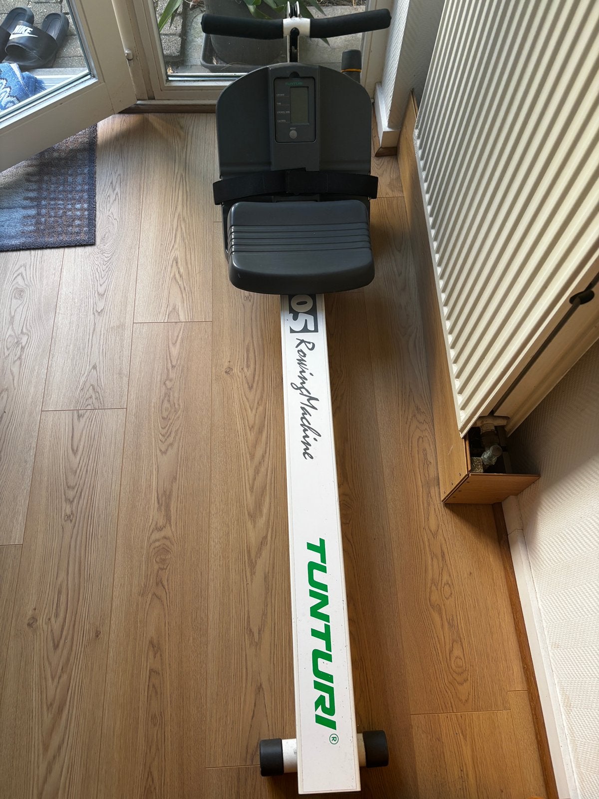 Rameur Tunturi R605 électrique autonome, Rameur, Enlèvement, Utilisé, Métal