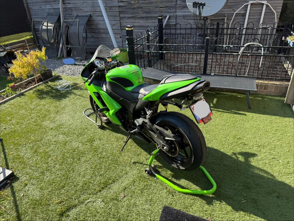 Kawasaki zx6r (2008), Sportuitlaat, Occasion, 4 cilinders, Motorrijbewijs A