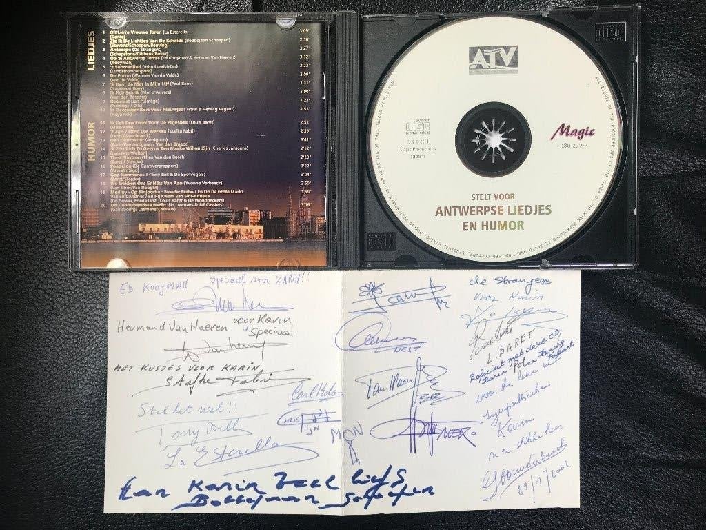 Antwerpse liedjes (ATV uitgave) en Tante Terry single CD, Cd's en Dvd's, Ophalen, Zo goed als nieuw, Levenslied of Smartlap