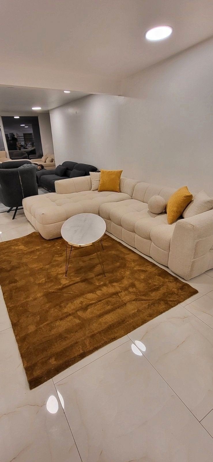 Hoekzetel, Maison & Meubles, Ameublement | Revêtements de sol, Enlèvement, Blanc