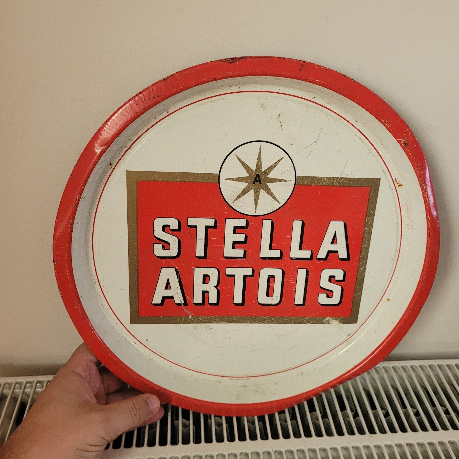 Oud dienblad van Stella Artois, Verzamelen, Ophalen of Verzenden, Stella Artois