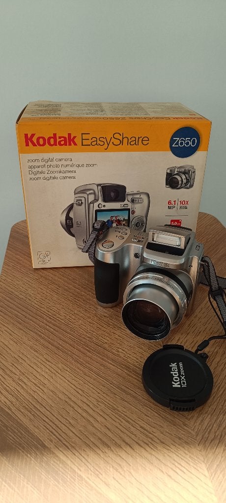 KODAK EasyShare Z650, TV, Hi-fi & Vidéo, Appareils photo numériques, Appareil photo bridge, Enlèvement, 8 fois ou plus, Batterie