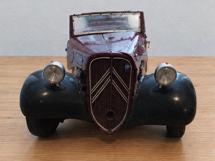 Maquette Citroën Traction Avant 11 BL Cabriolet de 1939, Enlèvement ou Envoi, Utilisé, Voiture, Autres marques
