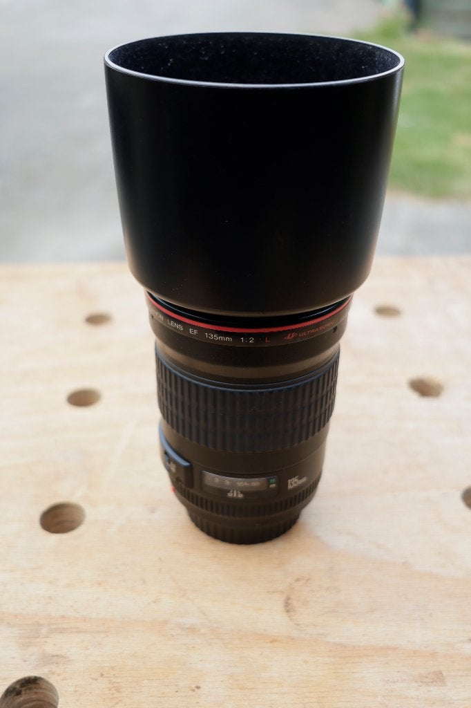 Canon EF 135mm F/2 USM, Audio, Tv en Foto, Foto | Lenzen en Objectieven, Canon, Zo goed als nieuw, 135 mm, Telelens