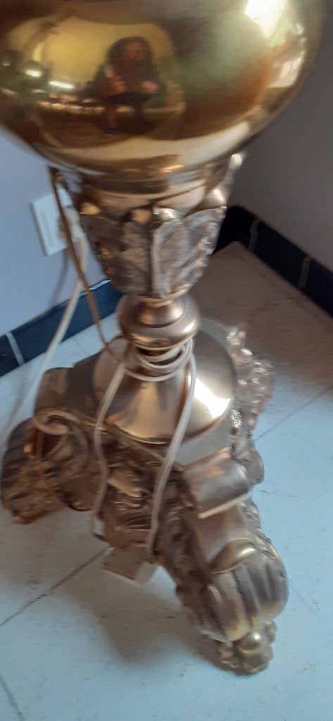 lampadaire vintage, Enlèvement, Comme neuf, Autres matériaux, Ancien