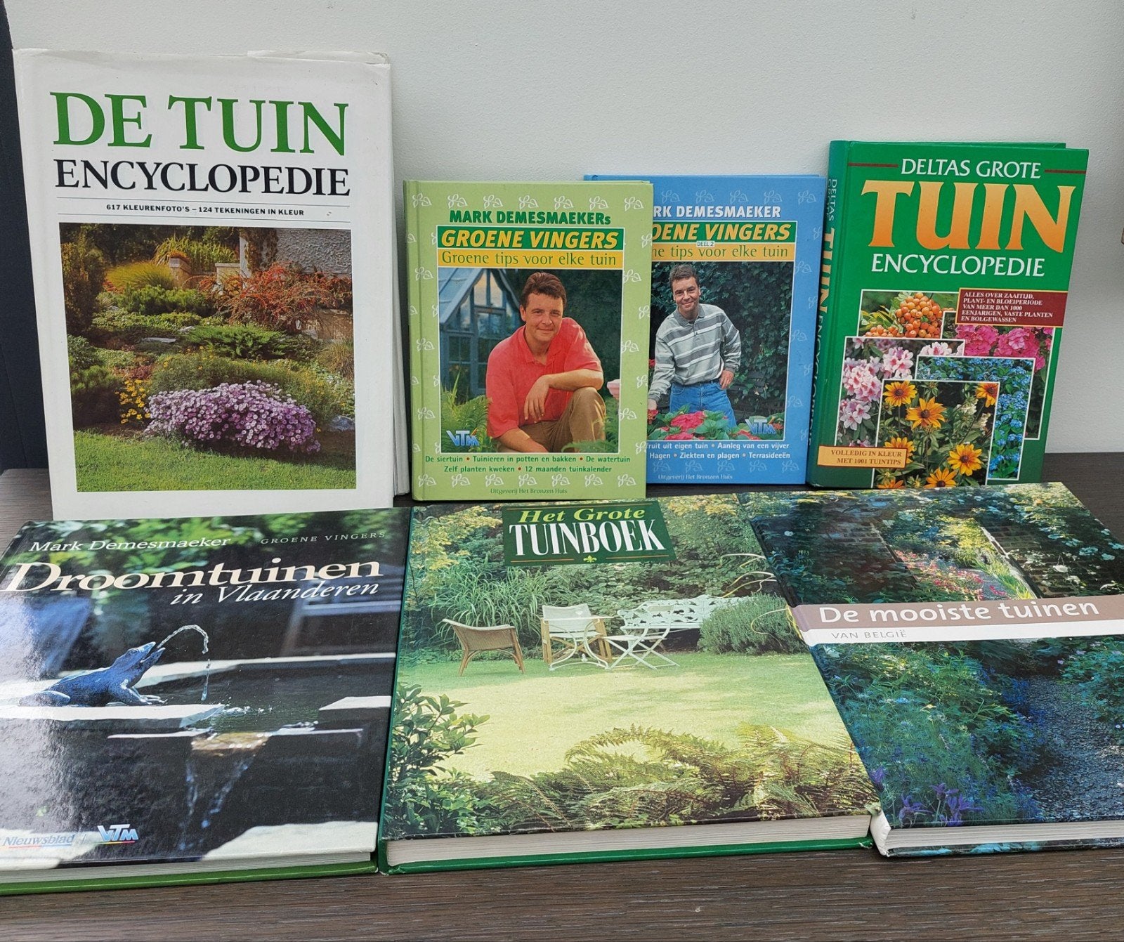 Tuinboeken 8 stuks oa van Mark Demesmaeker +groenten kweken, Livres, Nature, Enlèvement