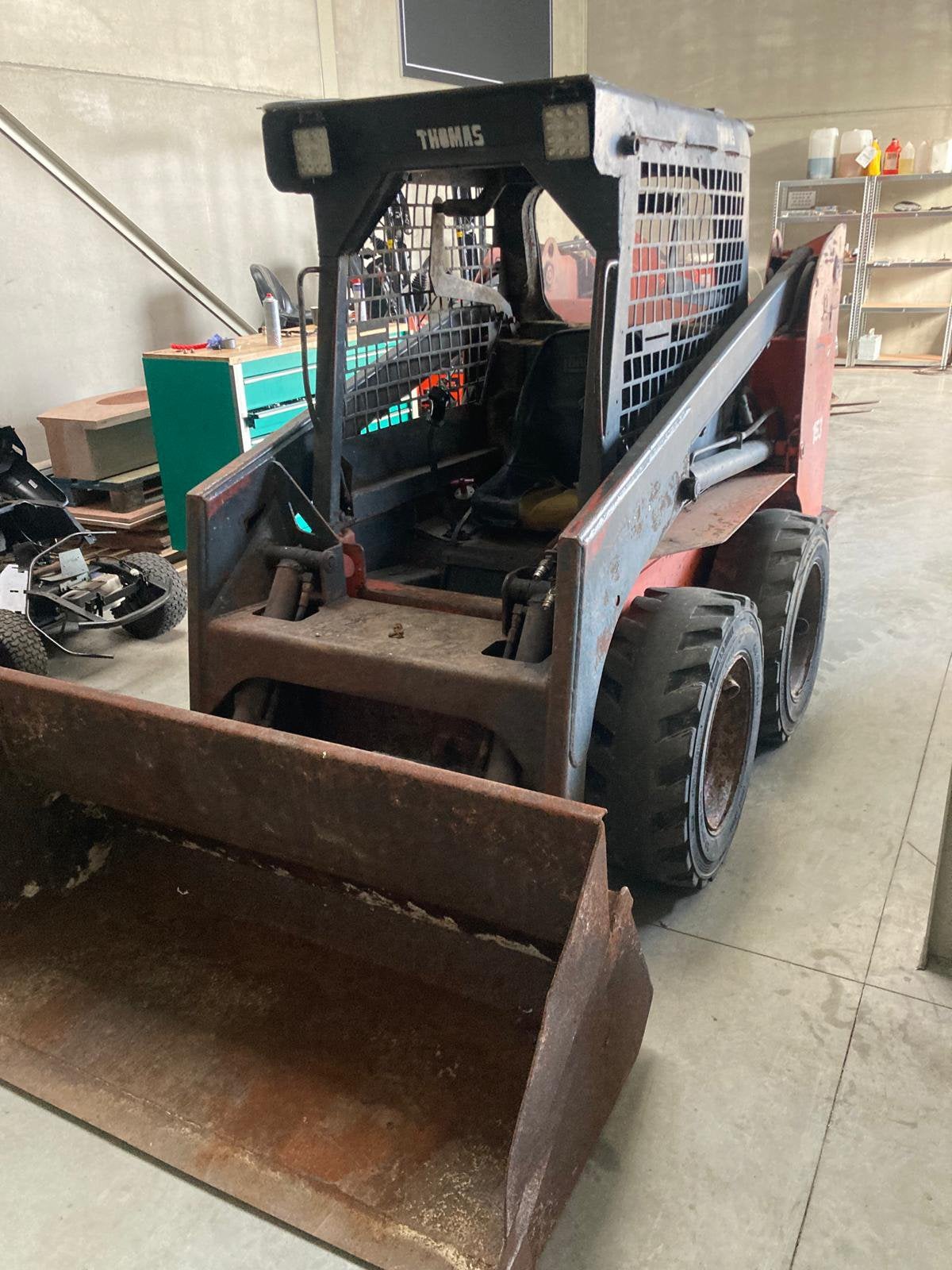 Bobcat Thomas T153, Ophalen, Graafmachine