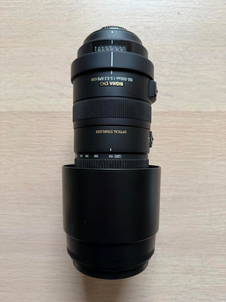 Sigma 150-500mm F/5-6.3 APO DG OS HSM Nikon, Enlèvement, Comme neuf