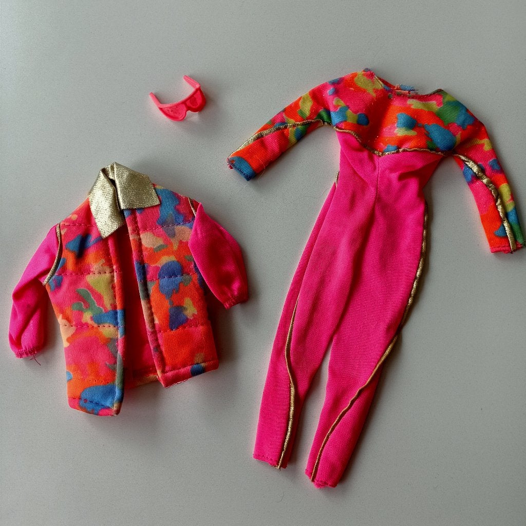 Tenue de ski vintage Barbie #7511 1991, Collections, Enlèvement ou Envoi, Utilisé, Vêtements