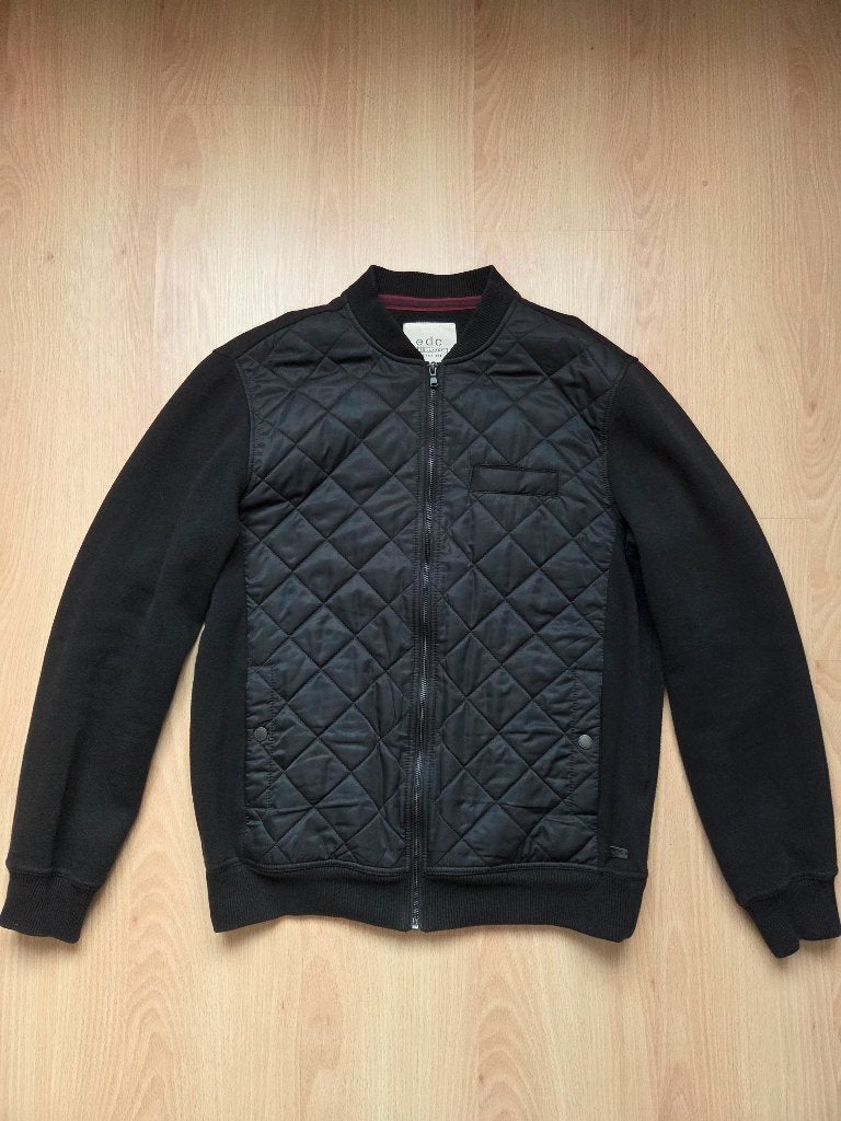 Veste pull noire pour homme - taille L, Vêtements | Hommes, EDC, Enlèvement ou Envoi, Taille 52/54 (L), Porté