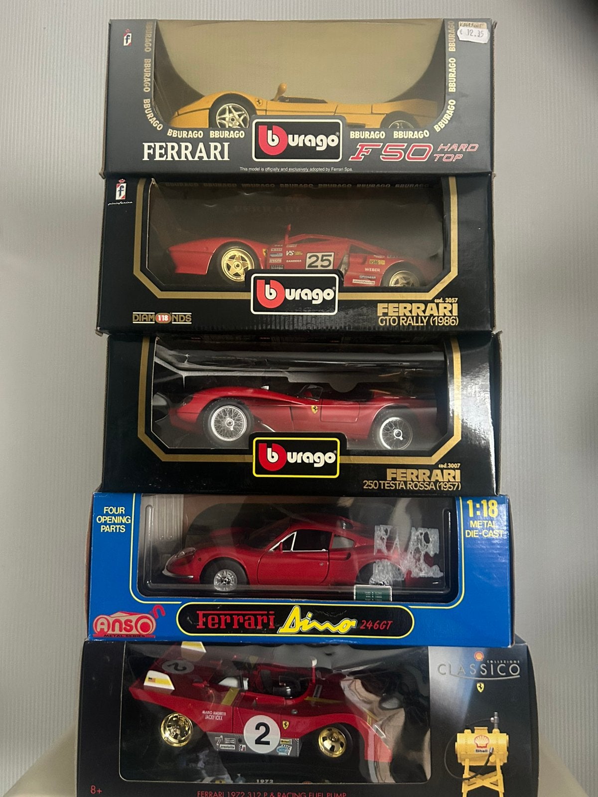 Ferrari neuve en boîte (30 pièces), Enlèvement ou Envoi, Comme neuf