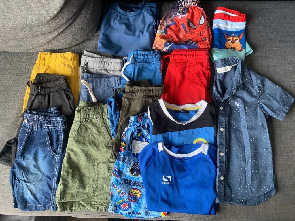 Zomerkleding set 110-116, Enlèvement ou Envoi, Utilisé