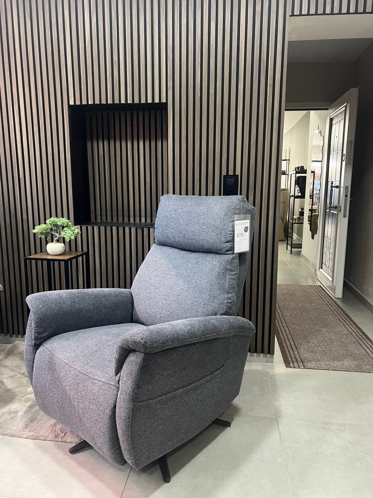 Nieuw elektrische relaxzetel op draaivoet! GRATIS LEVERING!, ., Nieuw, Ophalen of Verzenden, Stof