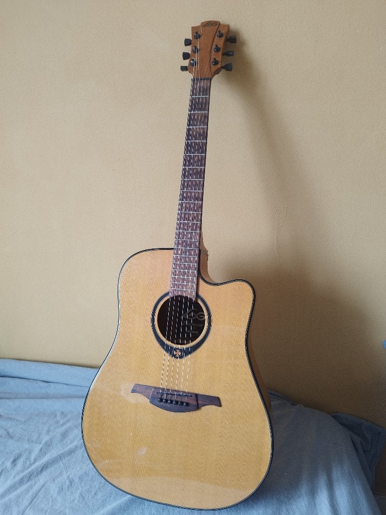 Guitare folk - Lag Tramontane T77 DCE, Enlèvement, Comme neuf, Guitare Western ou Guitare Folk