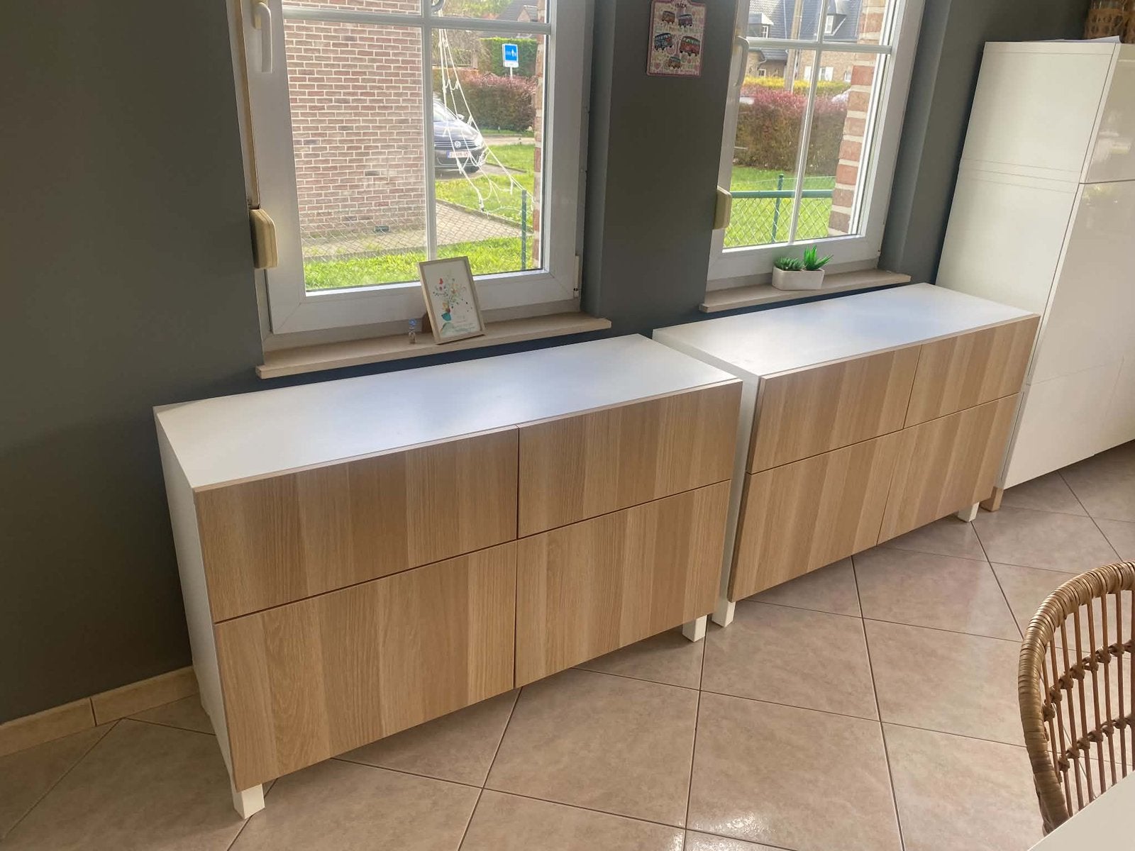 2 meubles  ikea besta comme neufs  2 x 120’cm, Maison & Meubles, Enlèvement, Comme neuf