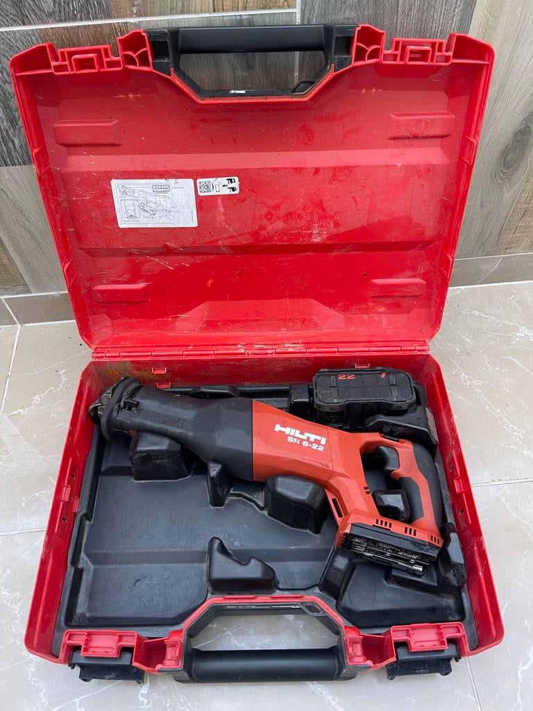 Scie Sabre x (2) HILTI SR 6 22 Nuron / SR 4-22, Enlèvement ou Envoi, Comme neuf, Scie sabre