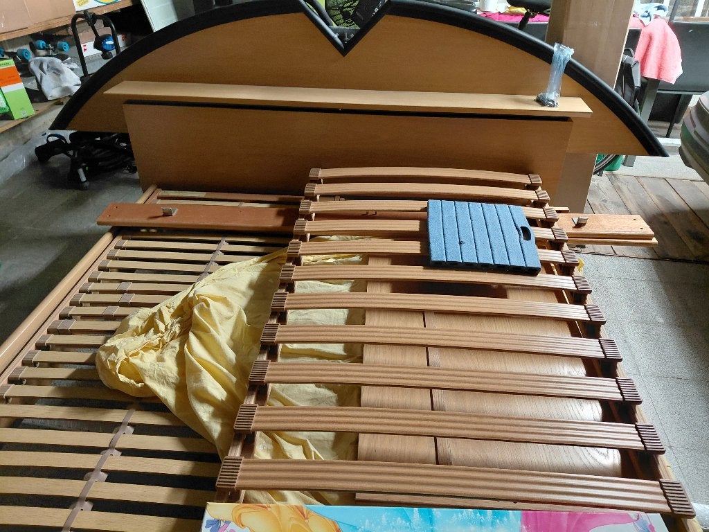 Gratis Tweepersoonsbed 160x200, Huis en Inrichting, Ophalen, Gebruikt