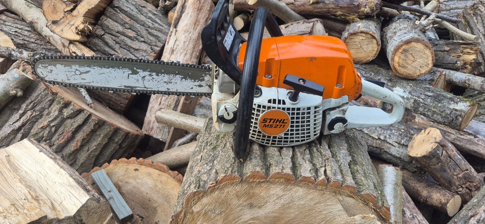 Stihl MS 271 kettingzaag / motorzaag – Perfect werkend!, Tuin en Terras, Ophalen