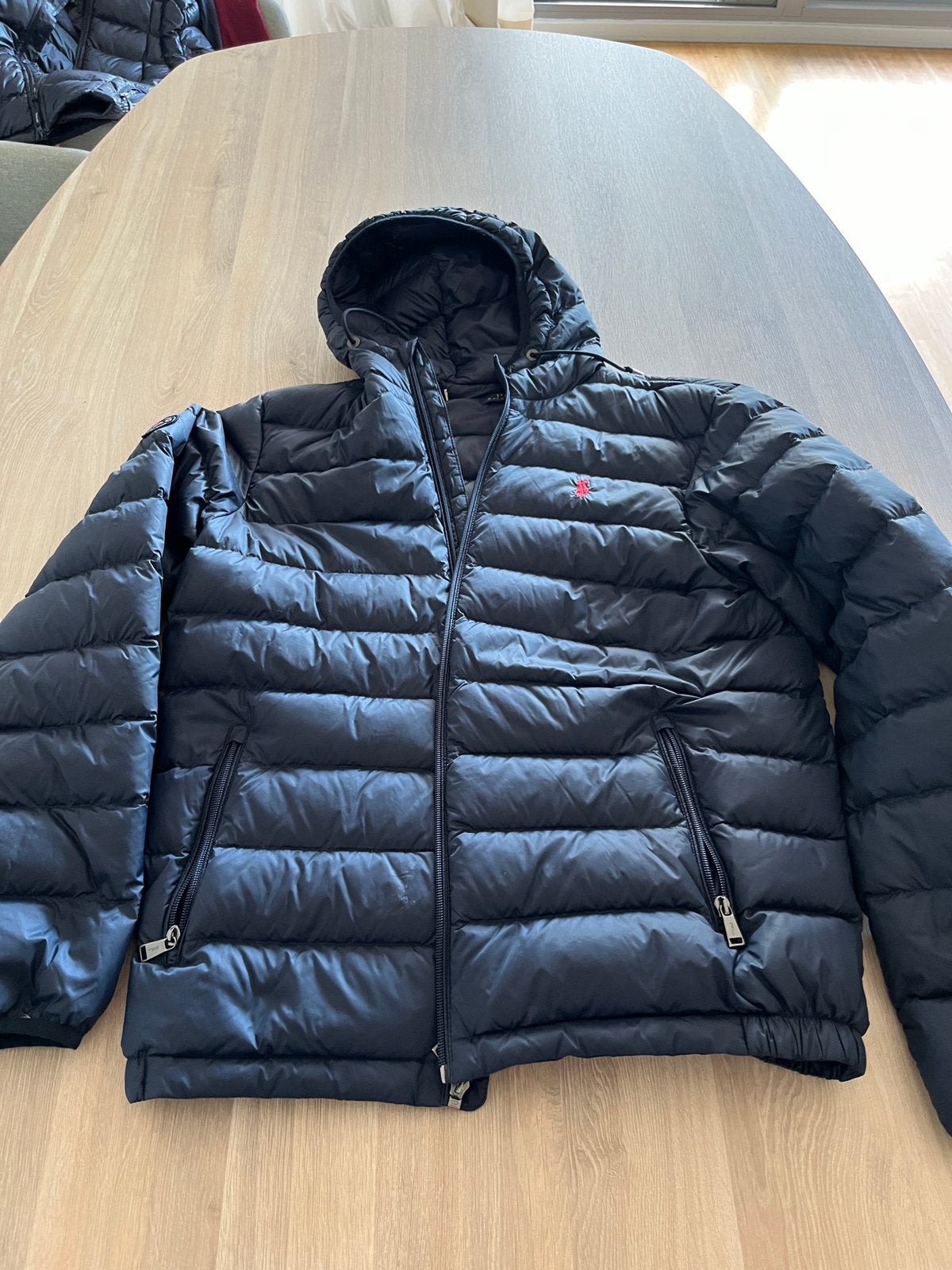 Donkerblauwe jas Polo Ralph Lauren maat S, Ophalen of Verzenden, Zo goed als nieuw, Maat 46 (S) of kleiner, Blauw