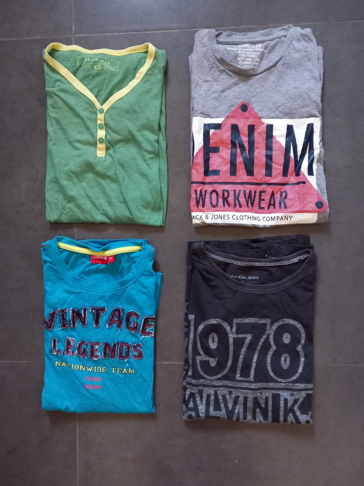 Lot de tee-shirts/taille 176 -> 4€ ensemble, Enlèvement, Comme neuf, Taille 176