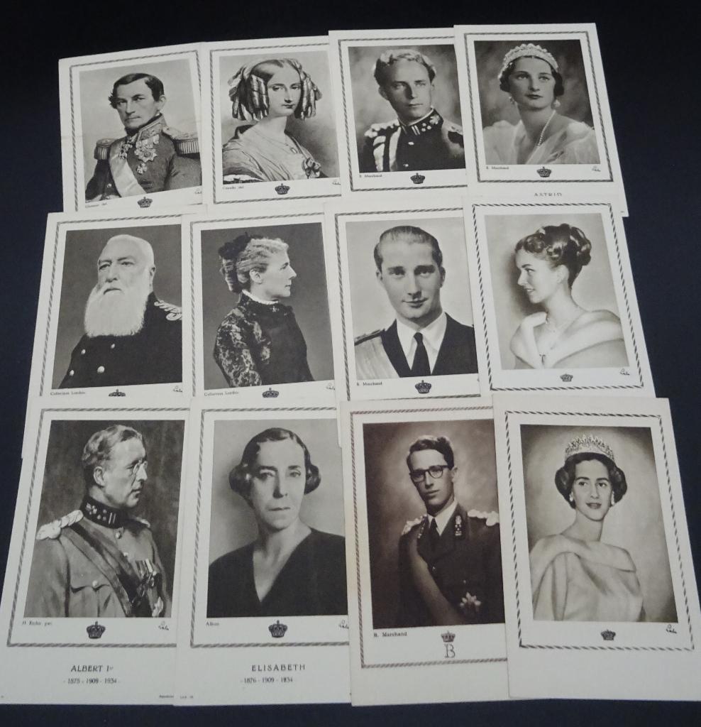 Lot van 12 postkaarten Koningshuis, Verzamelen, Koningshuis en Royalty, Ophalen of Verzenden, Zo goed als nieuw, Kaart, Foto of Prent