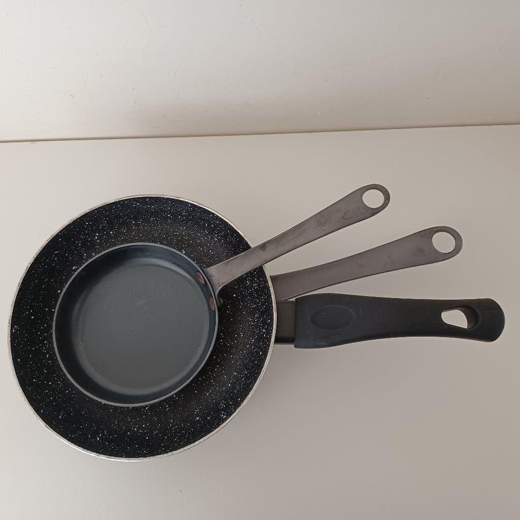 kleine braadpannen (3), Ophalen of Verzenden, Braadpan