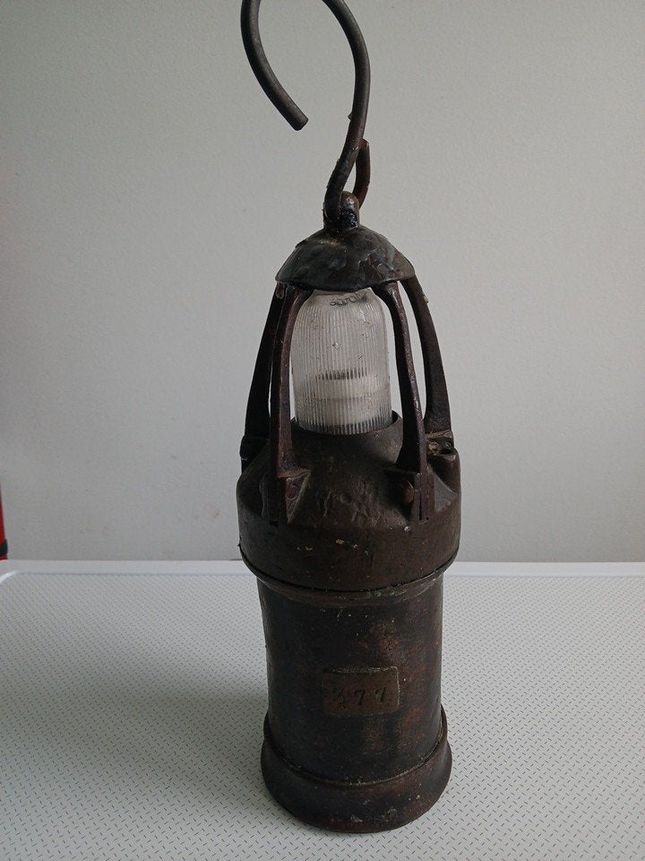 MIJNWERKERSLAMP, Antiek en Kunst, Ophalen