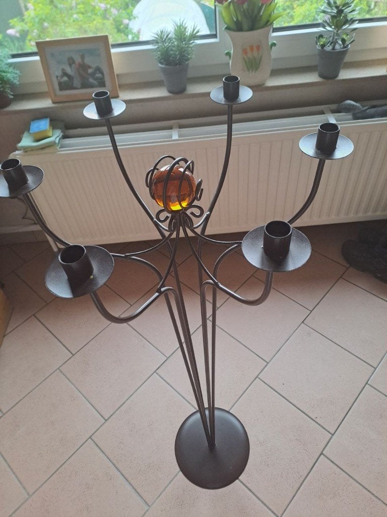Chandelier, Ophalen, Gebruikt, Bruin, 110 cm