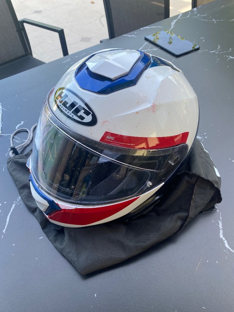 HJC helm i91 M incl bluetooth & pinlock, Motos, M, Seconde main, HJC, Casque intégral