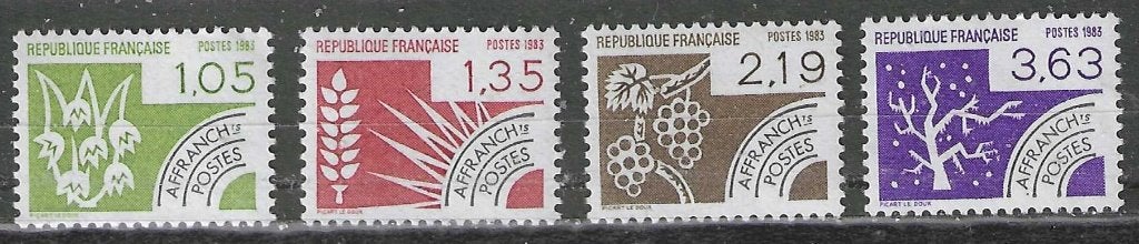 Frankrijk 1983 - Yvert 178PRE-181PRE - 4 Seizoenen (PF), Verzenden, Postfris
