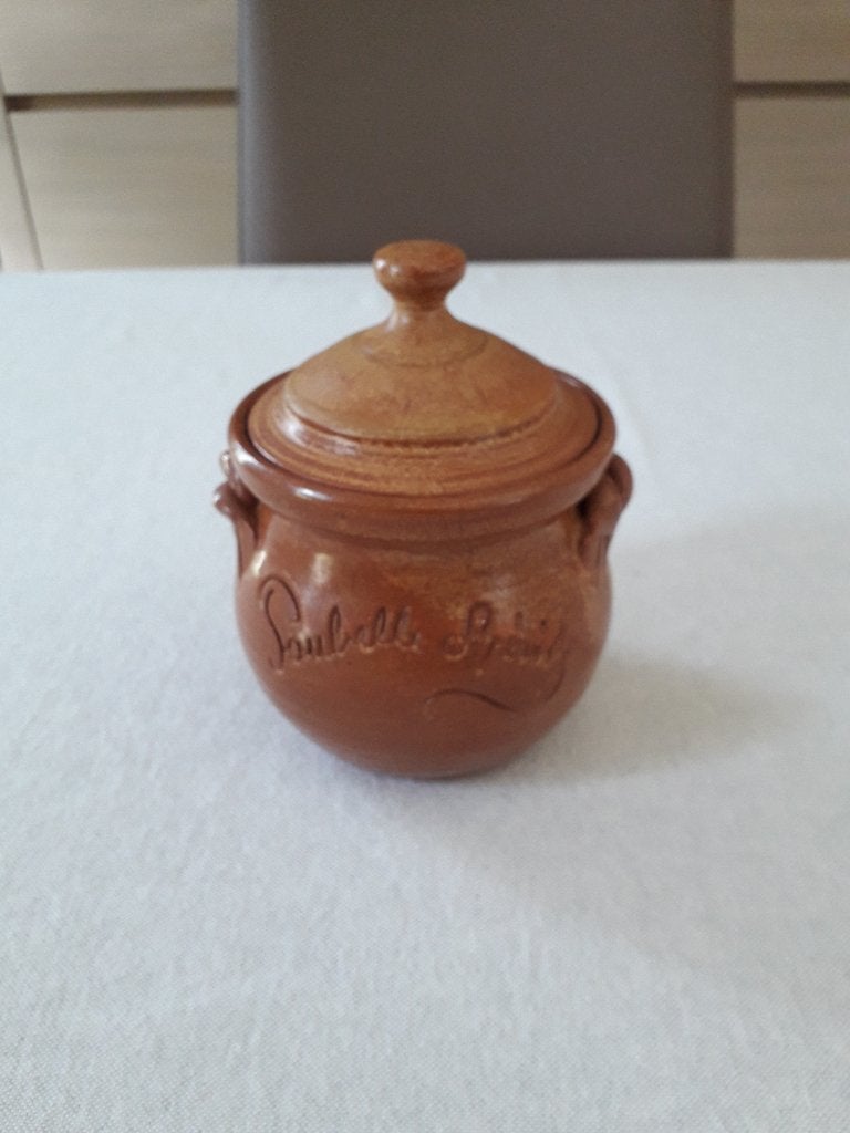 Franse aardenwerkpot, Ophalen