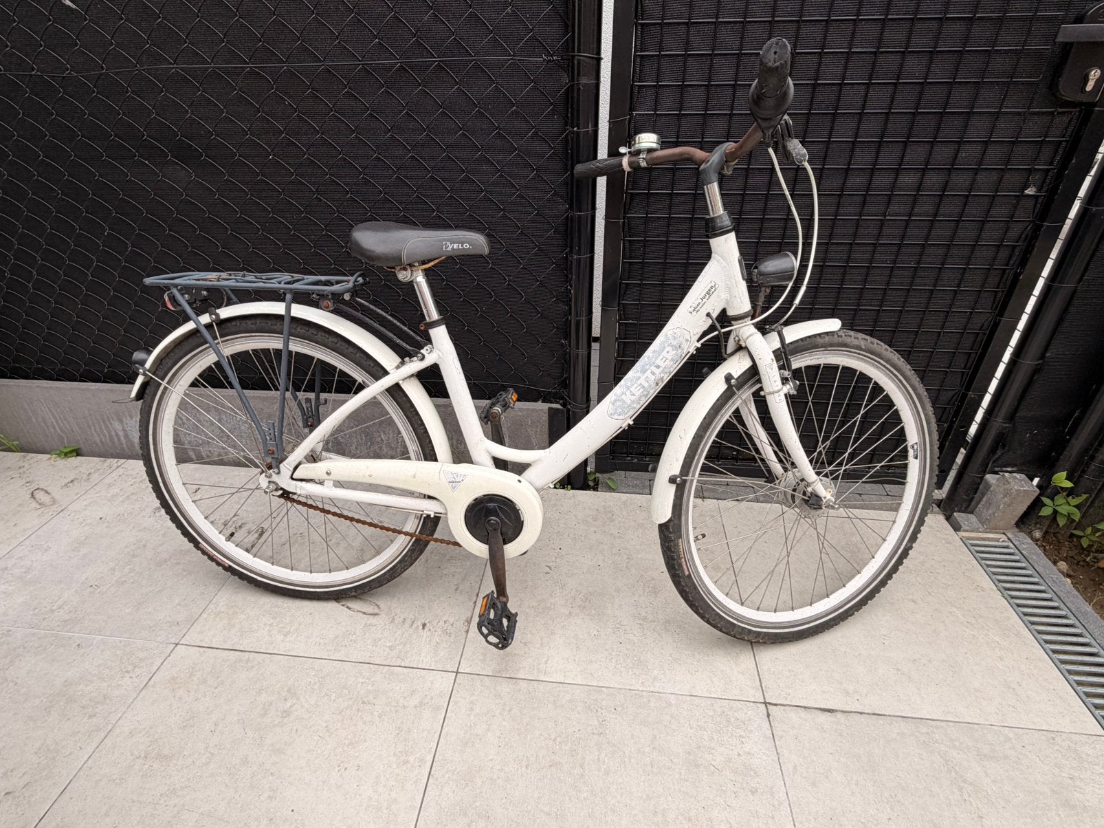 Meisjesfiets 20”, Ophalen, Terugtraprem, Gebruikt, Handrem