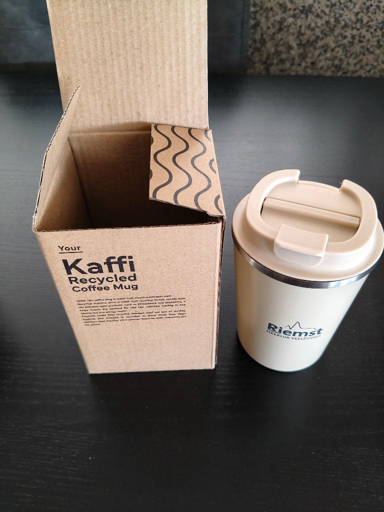 Recycled coffee mug Riemst(nieuw), Ophalen of Verzenden, Nieuw