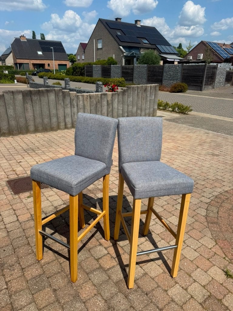 bar stoelen, 2 krukken, Ophalen, Zo goed als nieuw, Hout