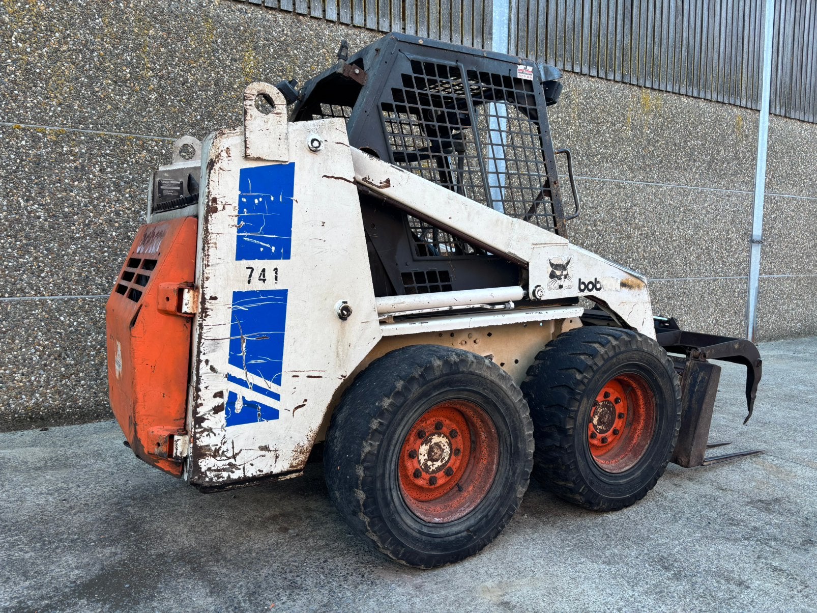 Bobcat 741te koop met mestklem, Articles professionnels, Enlèvement, Chargeuse sur pneus ou Chouleur