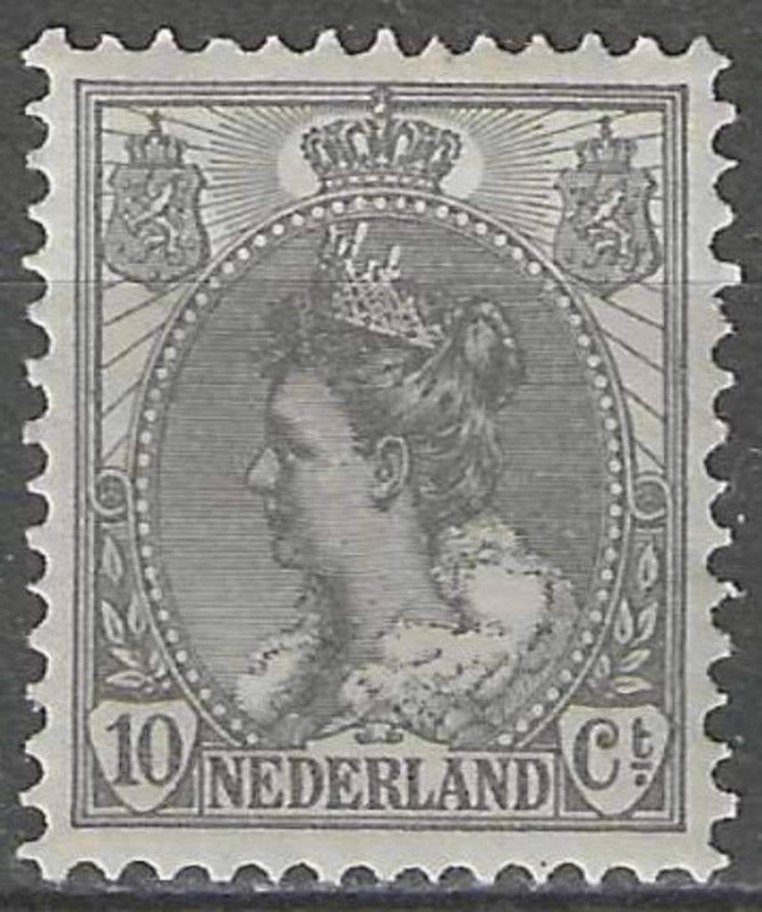 Nederland 1898/1923 - Yvert 53 - Koningin Wilhelmina. (ZG), Verzenden, Postfris