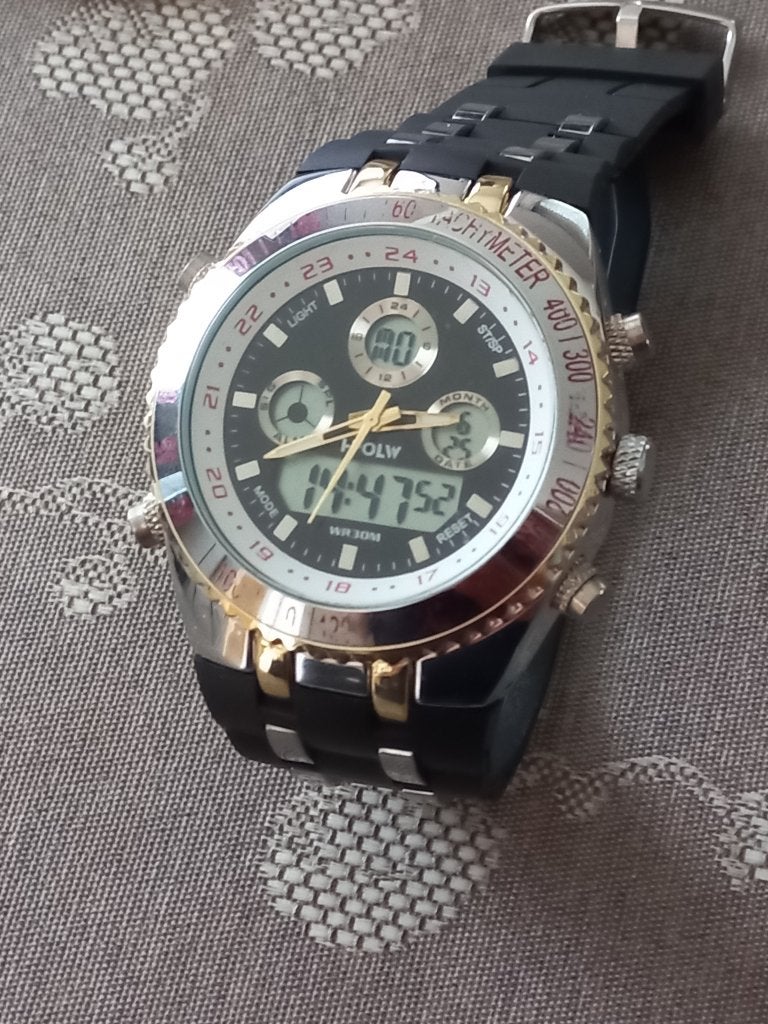 MONTRE DOUBLE HEURE POUR HOMME, Enlèvement, Comme neuf