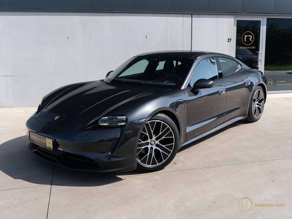 Porsche Taycan 93.4 kWh l Performance Battery l Heat Pump l, Autos, Porsche, Cuir, Argent ou Gris, 408 ch, 4 portes